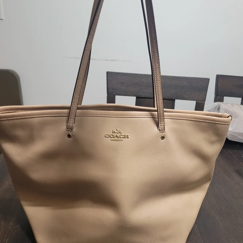 Coach Tan Leather‎ Tote Bag